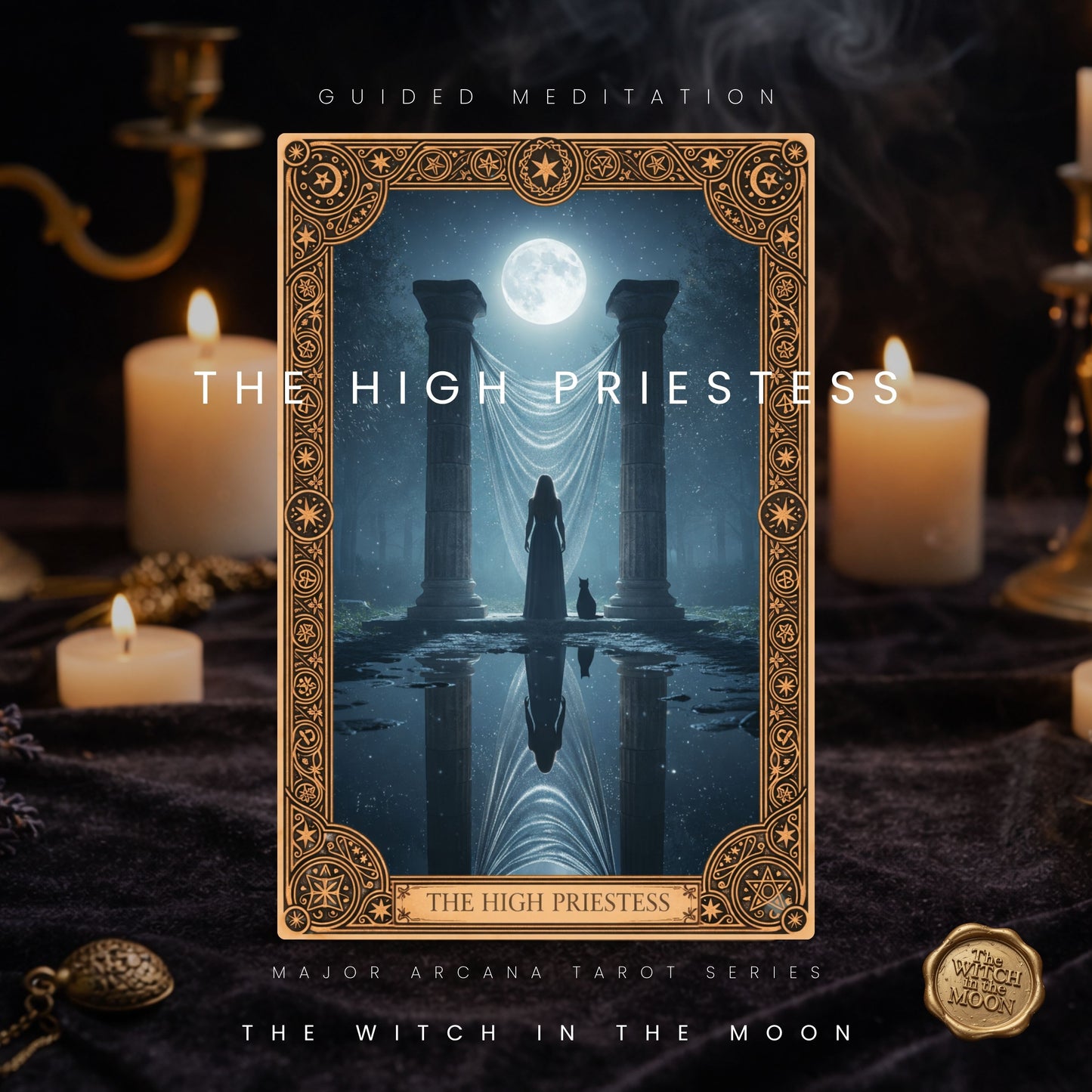 The High Priestess Tarot Guided Meditation | Intuition, Inner Wisdom & Subconscious Awakening 3/22 Major Arcana Series