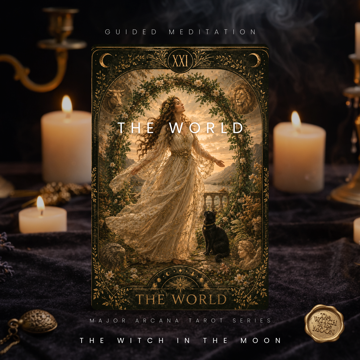 The World Meditation & Ritual | Completion, Wholeness & New Beginnings Major Arcana Tarot (Copy)