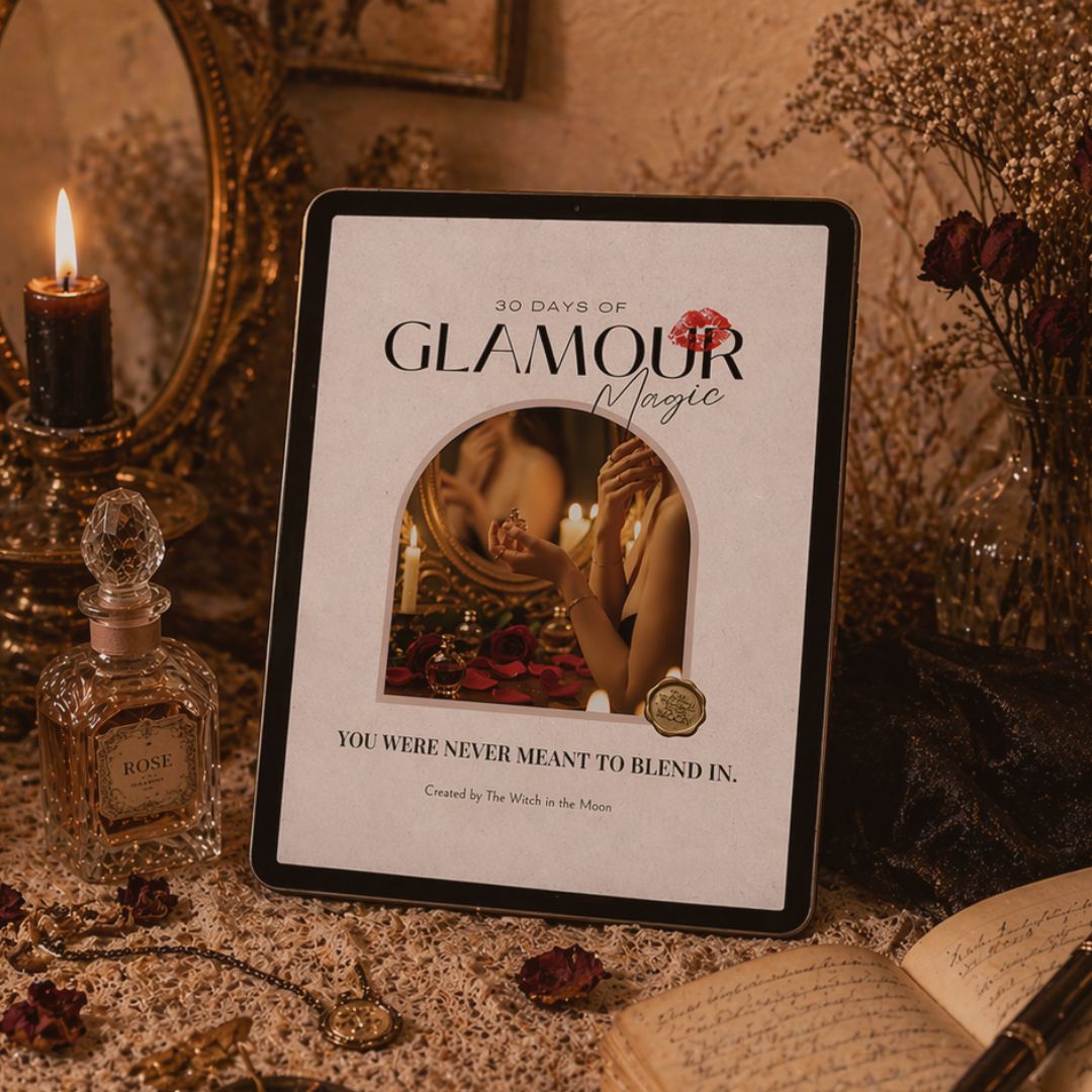 30 Days of Glamour Magic Pages | Guided Journey into Radiance, Confidence & Enchantment Magic
