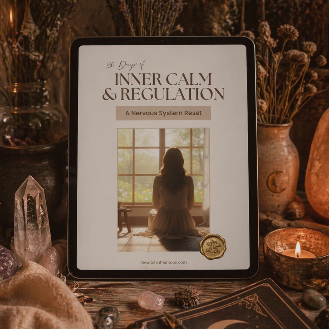 30 Days of Inner Calm & Regulation Pages | A Witch’s Guide to Nervous System Softening