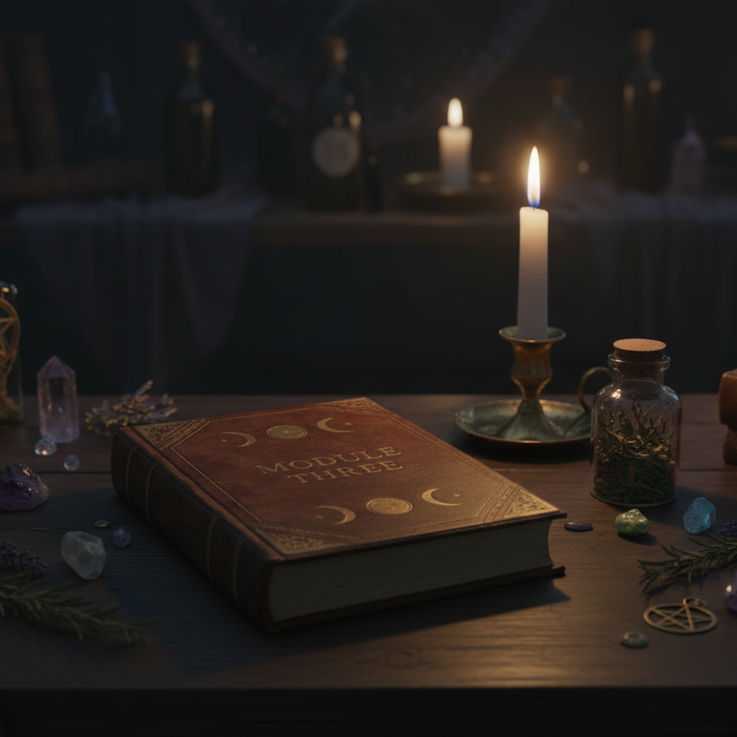 The Witch's Living Path Module Three: Candle Magic & Spellcasting Techniques
