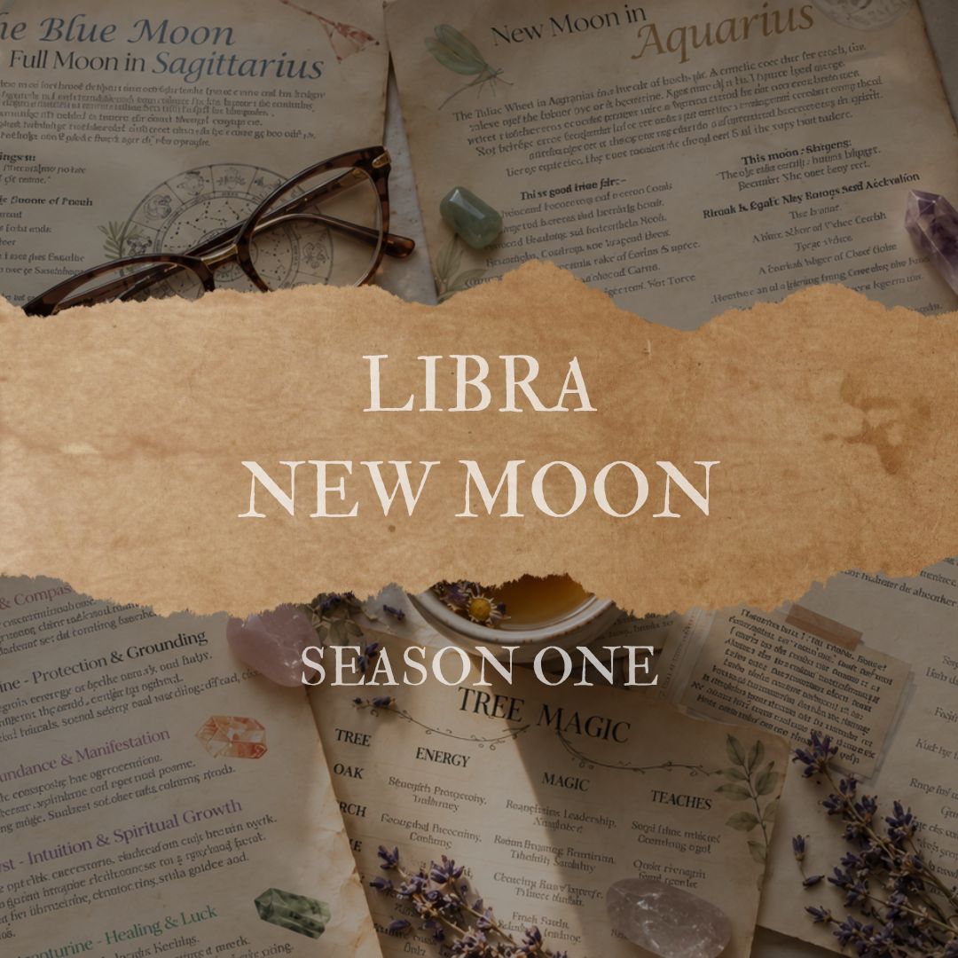 Libra New Moon Grimoire Page Season One