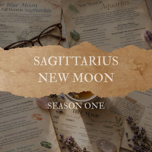 Sagittarius New Moon Grimoire Page Season One