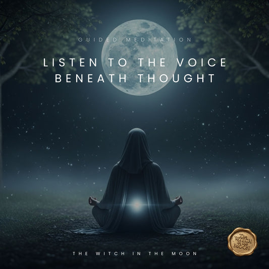 Listen To The Voice Beneath Thought Guided Meditation | Awaken Inner Guidance & Trust Your Intuition