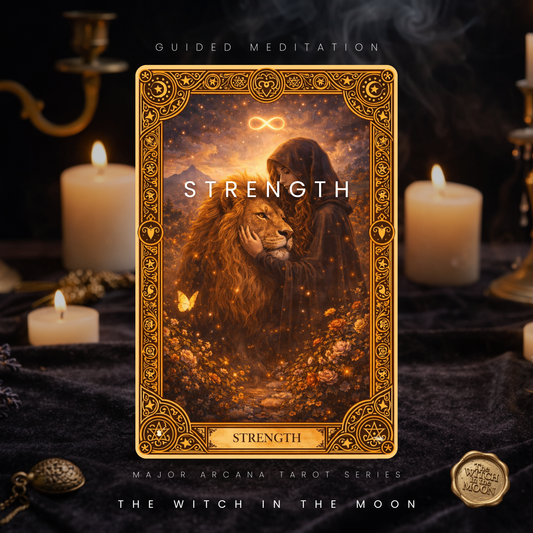 Strength Meditation | Inner Strength, Calm Confidence & Emotional Healing 9/22 Major Arcana