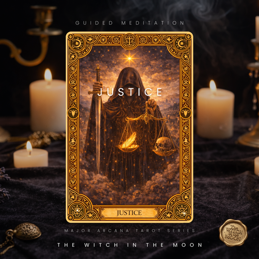 Justice Meditation & Ritual | Balance, Clarity & Inner Truth Major Arcana Series
