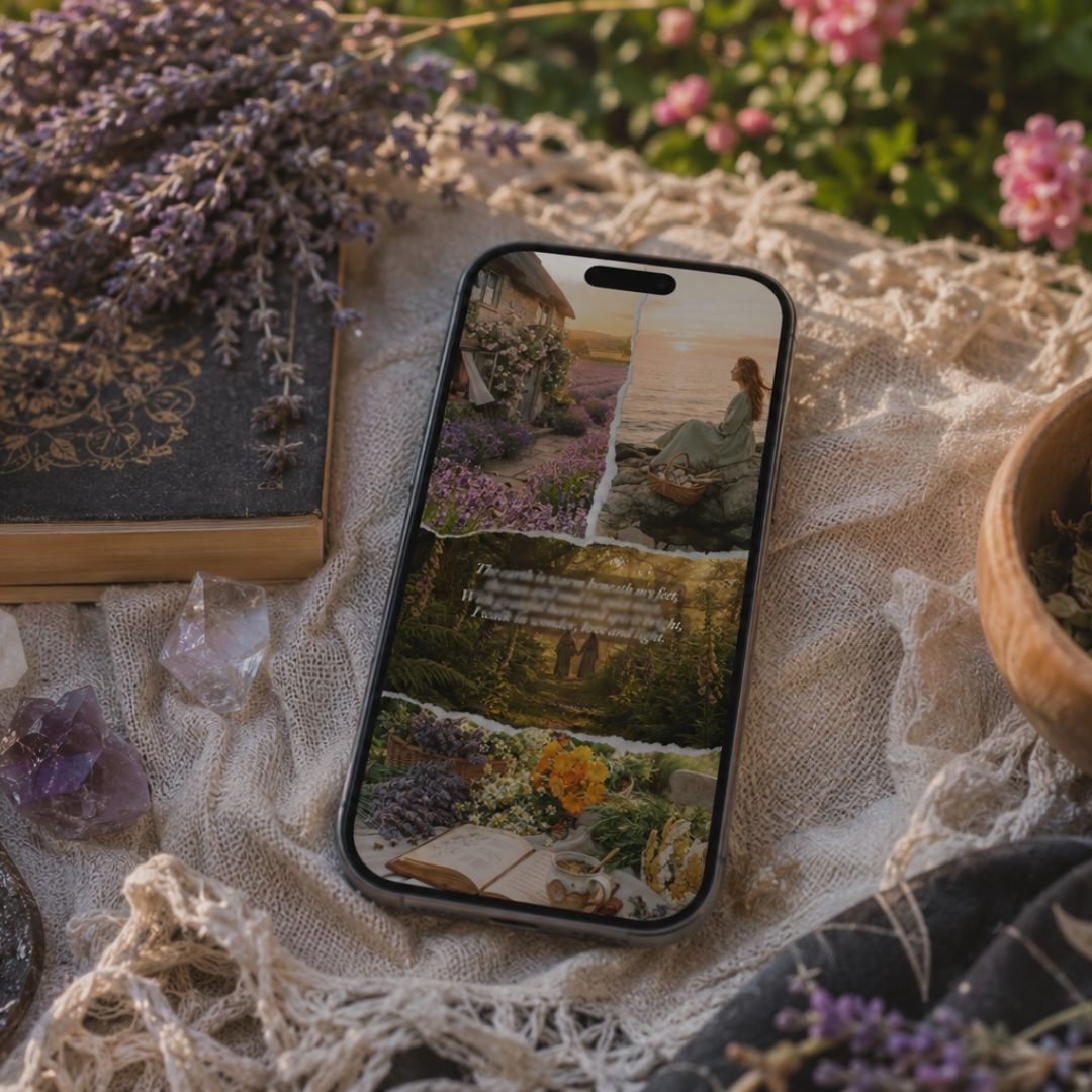 July Enchanted Digital Wallpapers for Your Mobile Phone, Desktop & Watch