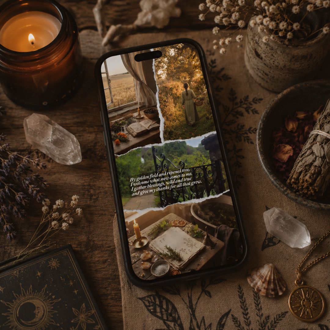 August Enchanted Digital Wallpapers| A Little Everyday Magic for Your Mobile Phone, Desktop & Watch