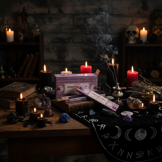 Set of 12 Positive Vibes Incense Sticks by Satya